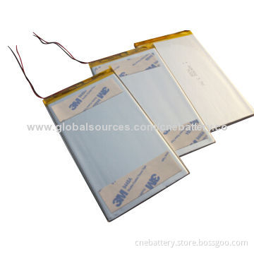 Rechargeable Lithium Polymer Batteries, 3.7V/4,500mAh for Palm Handheld, OEM/ODM Orders Welcomed